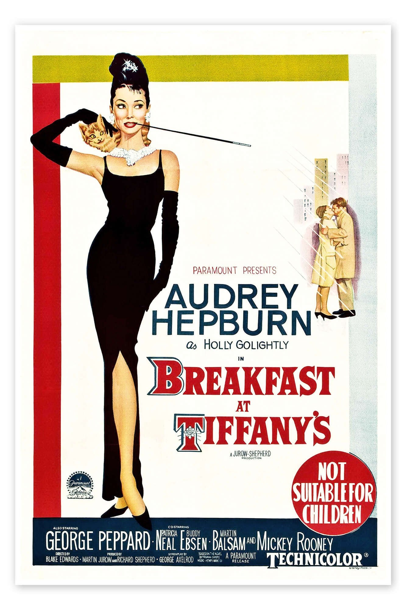 Breakfast at Tiffany's: An Iconic Vintage Audrey Hepburn Movie Poster