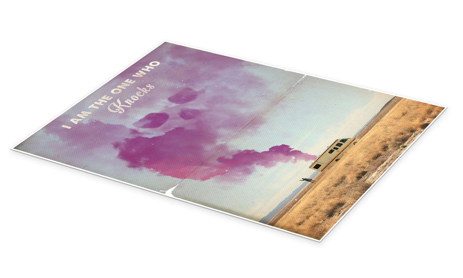 The One Who Knocks: A Vintage Breaking Bad Wall Art for TV Fans