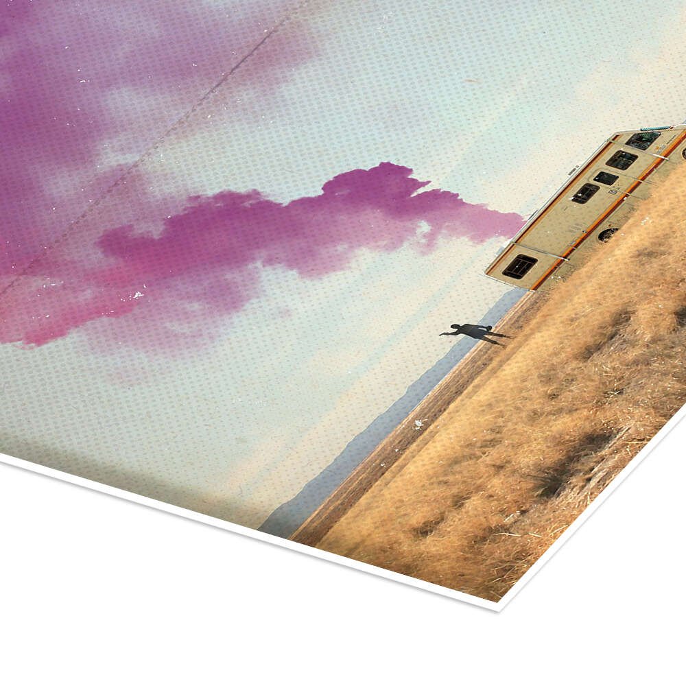 The One Who Knocks: A Vintage Breaking Bad Wall Art for TV Fans