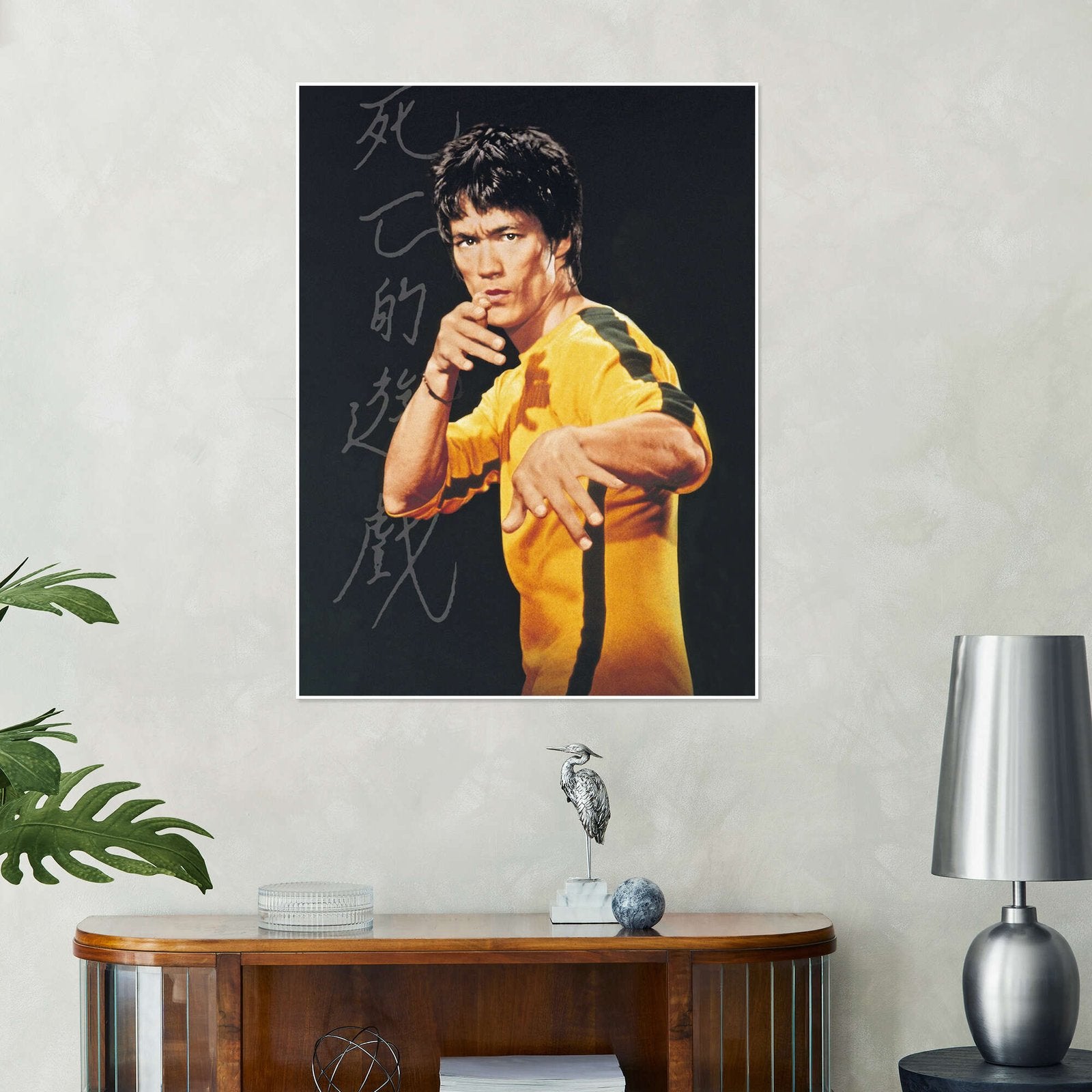 Game of Death: An Iconic Vintage Bruce Lee Movie Wall Art Print