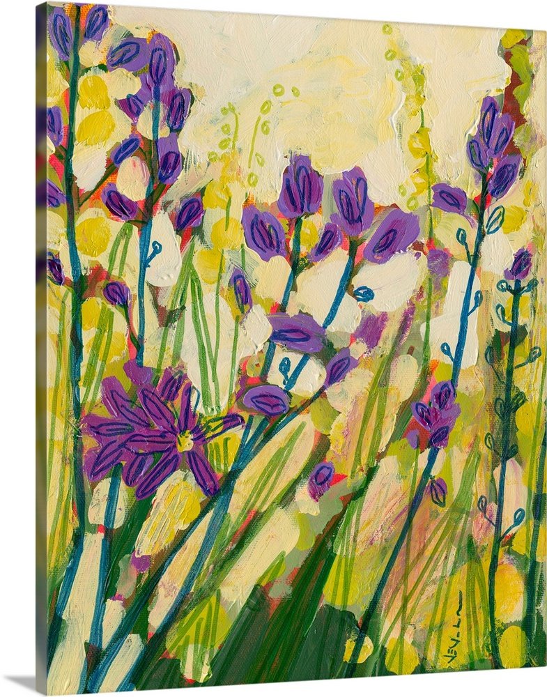 Wildflower Wall Art - Wildflower Whimsy Colorful Floral Print