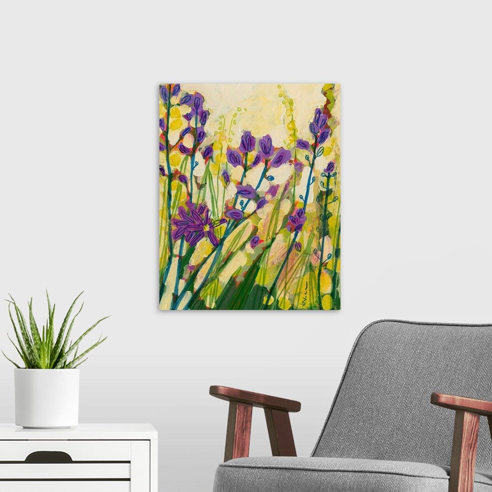 Wildflower Wall Art - Wildflower Whimsy Colorful Floral Print