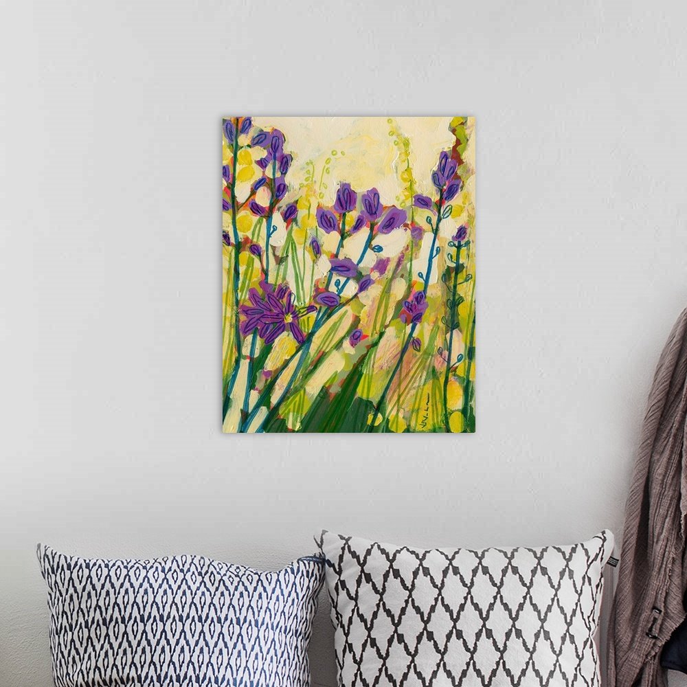 Wildflower Wall Art - Wildflower Whimsy Colorful Floral Print