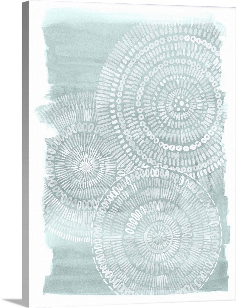 Abstract Bedroom Wall Art - Woven Tranquility Zen Canvas