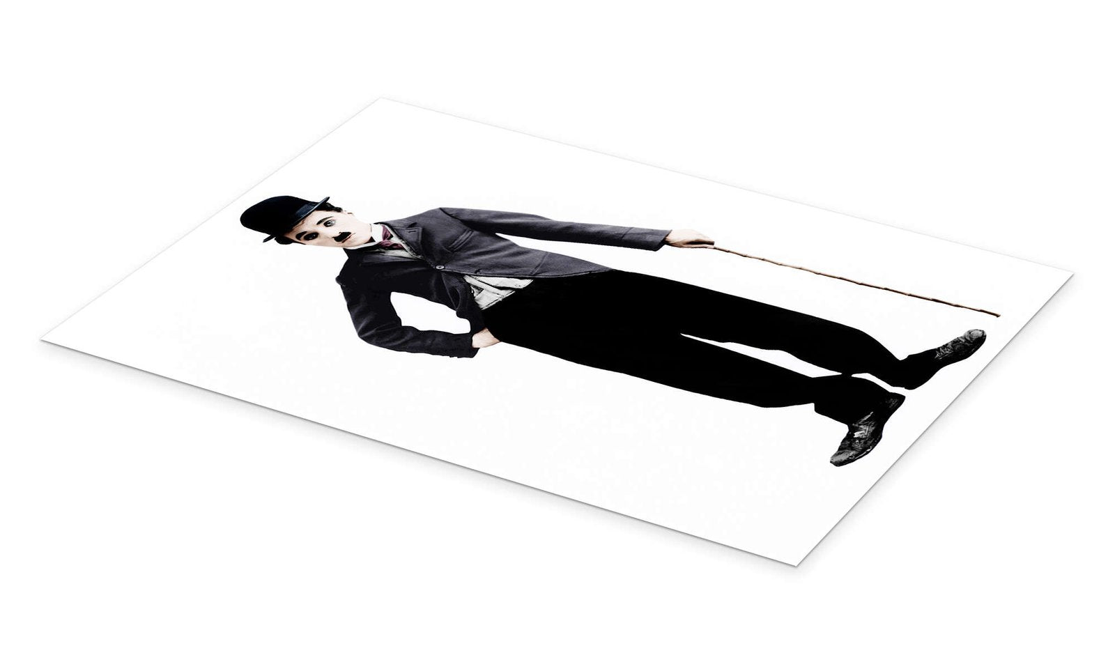 The Little Tramp: An Iconic Vintage Charlie Chaplin Movie Wall Art