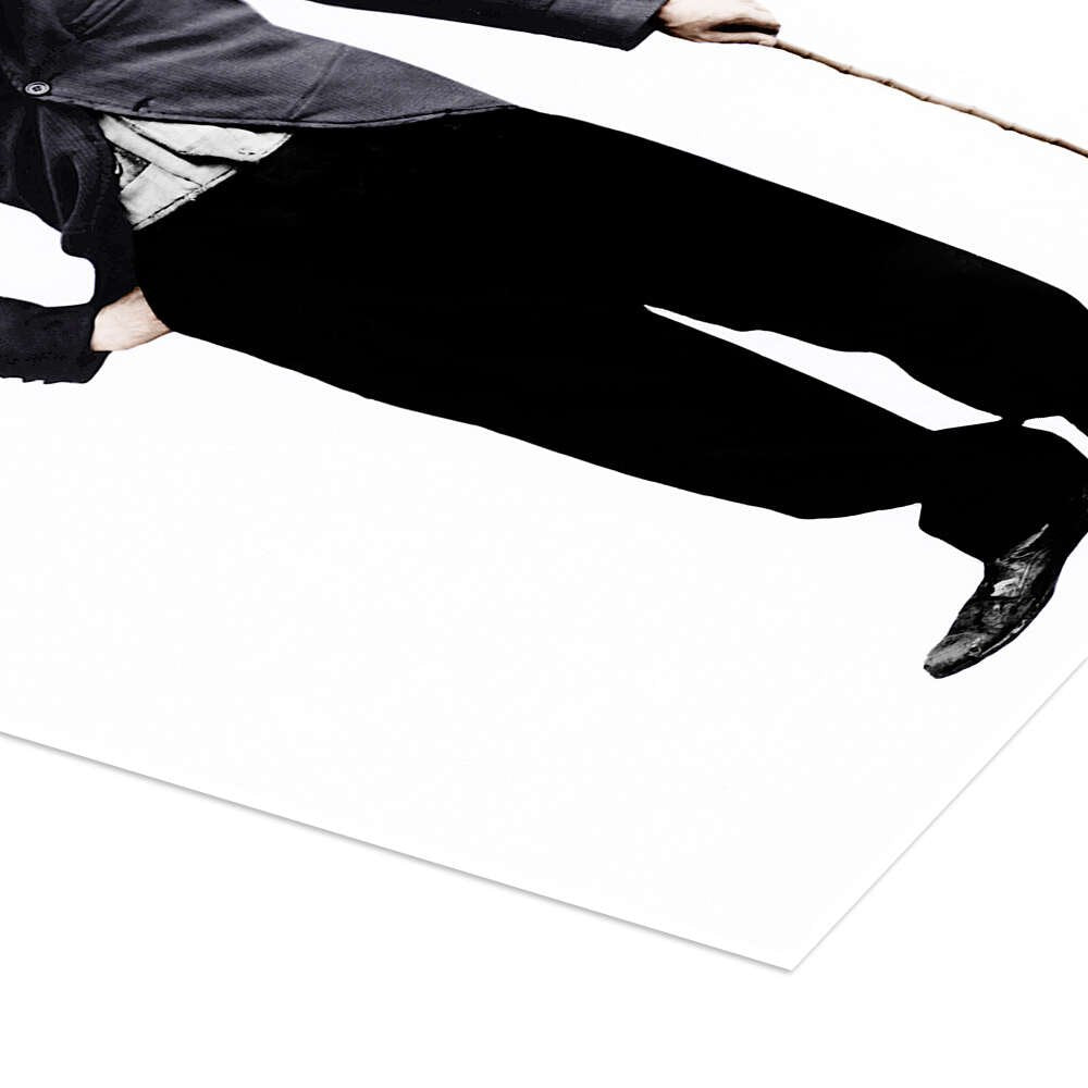 The Little Tramp: An Iconic Vintage Charlie Chaplin Movie Wall Art