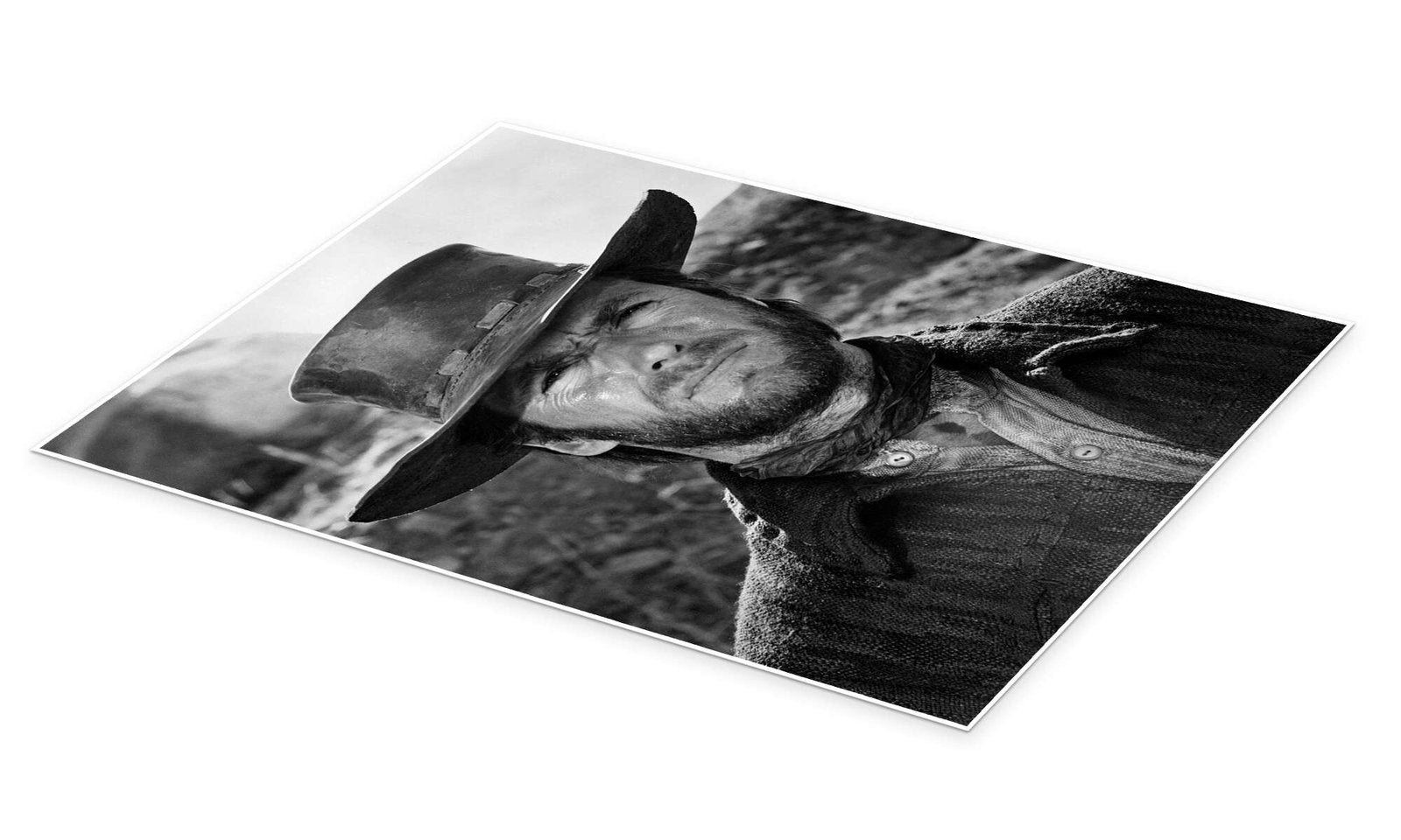 The Man With No Name: A Vintage Wall Art from The Good, the Bad and the Ugly