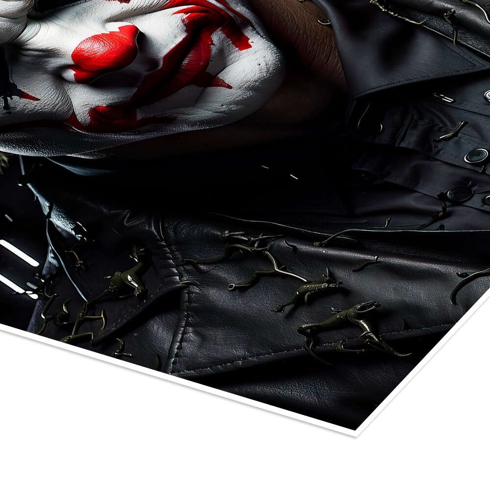 Joker Pop Art Wall Art - Rain of Ruin Villain Portrait