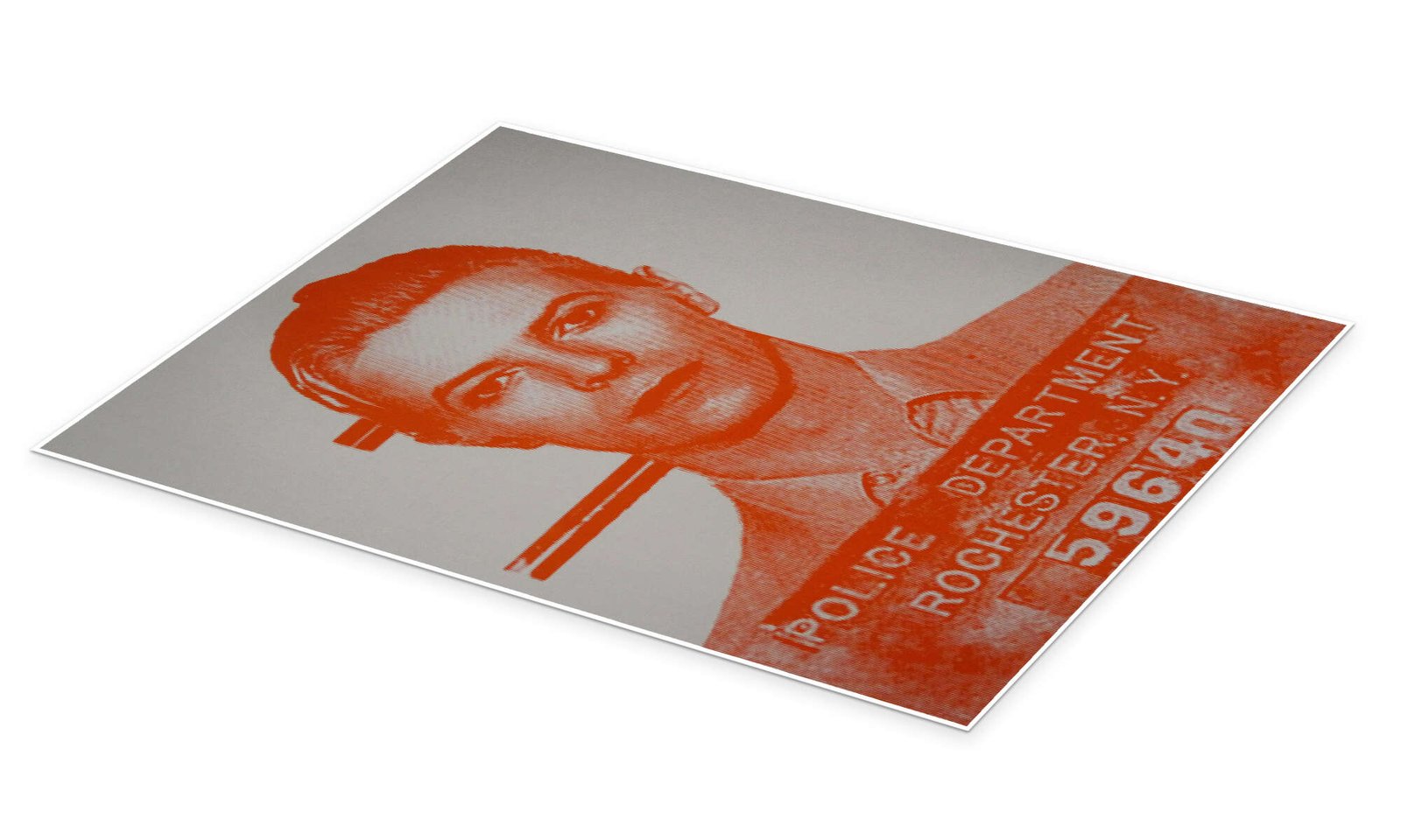 David Bowie Wall Art - Rebel Rebel Pop Art Mugshot