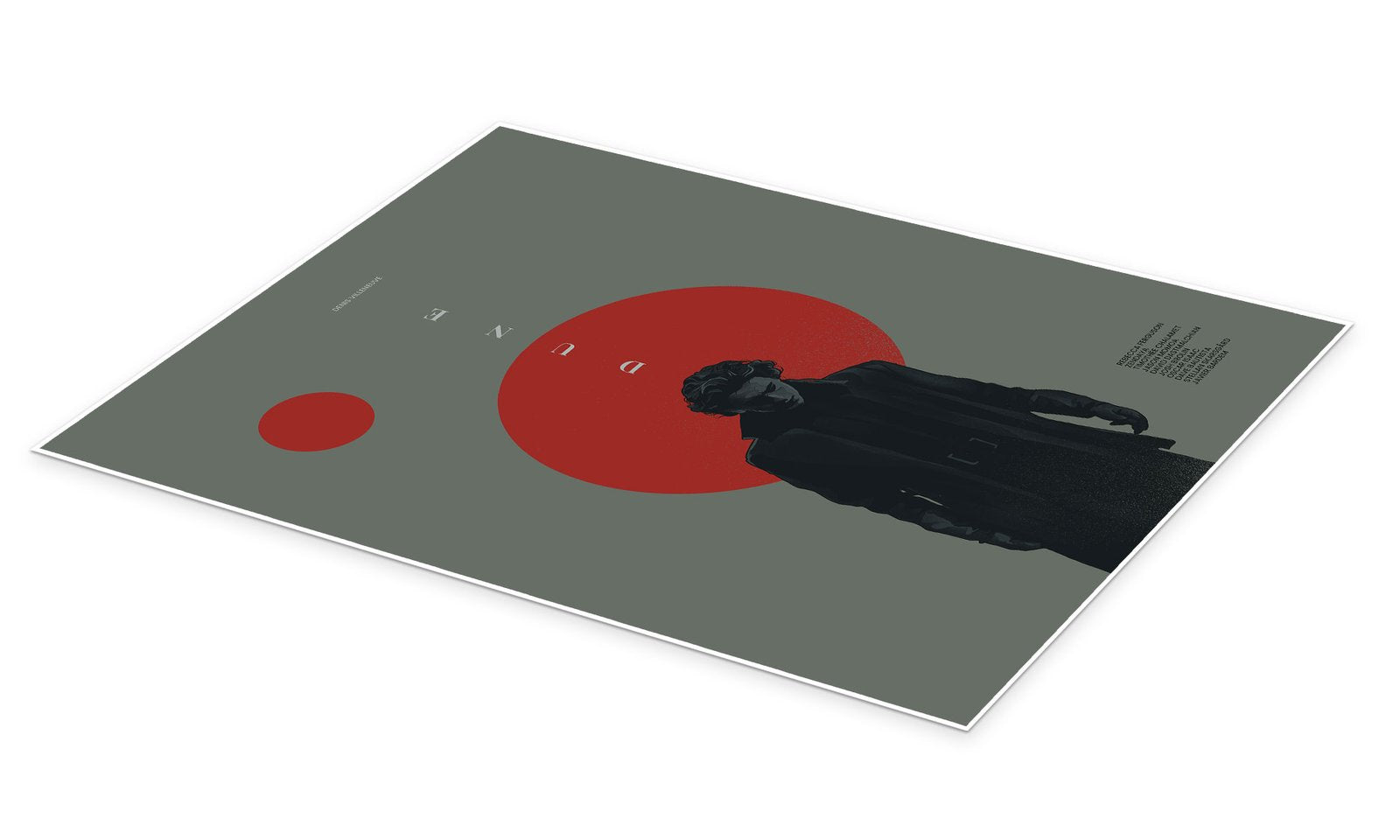 The Prophet of Arrakis: A Minimalist Dune Movie Wall Art