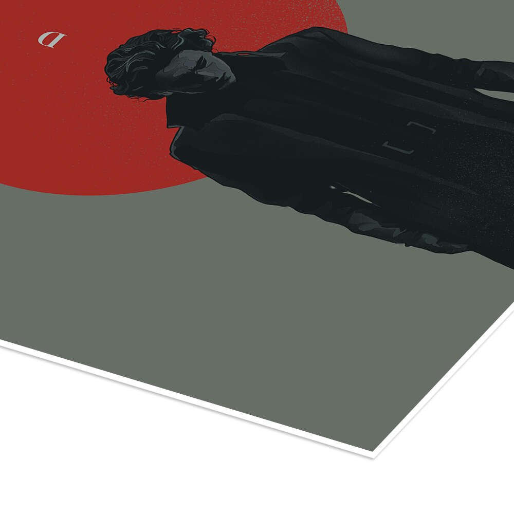 The Prophet of Arrakis: A Minimalist Dune Movie Wall Art