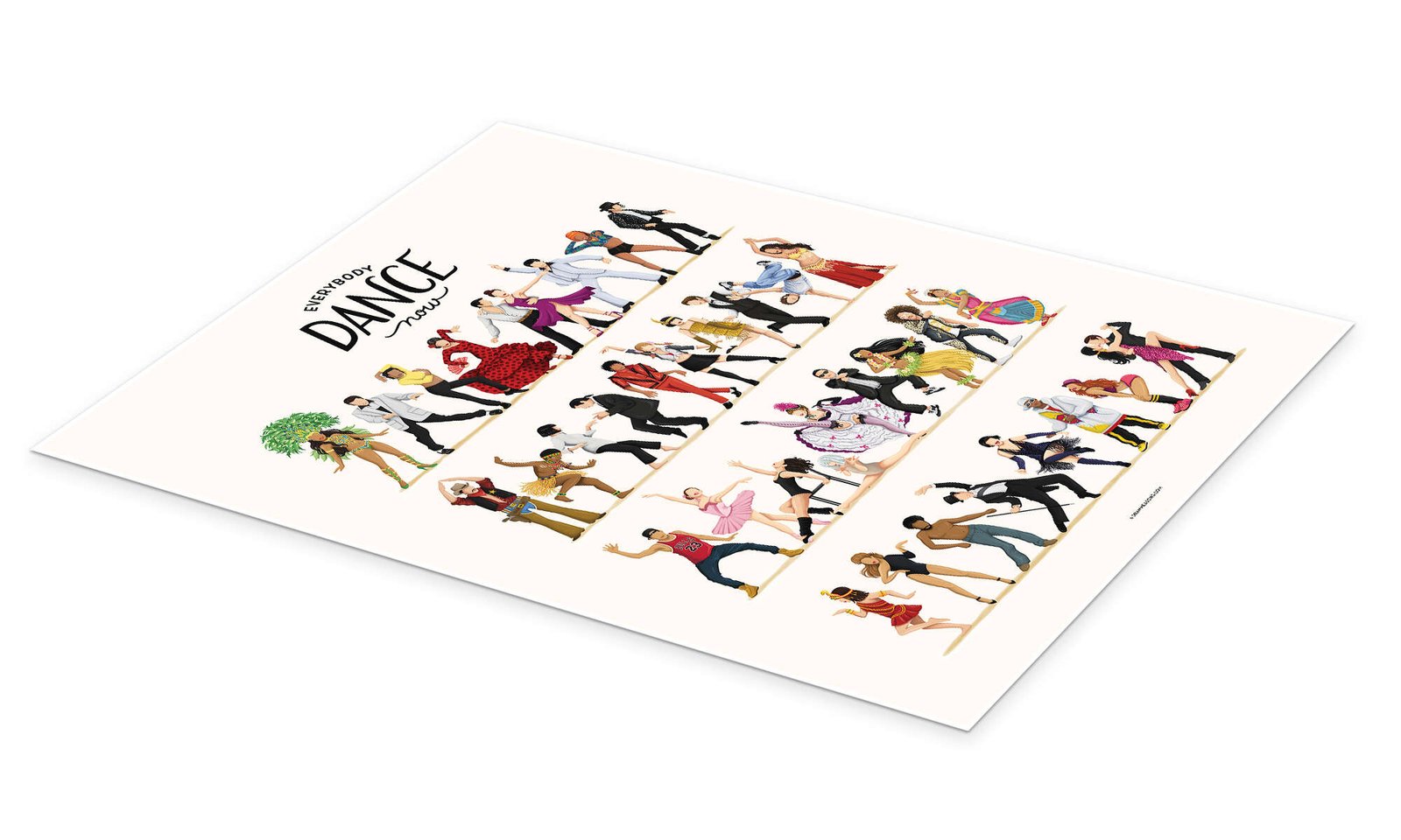 Pop Art Dance Poster - Everybody Dance Now Print