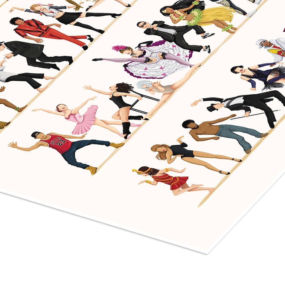 Pop Art Dance Poster - Everybody Dance Now Print