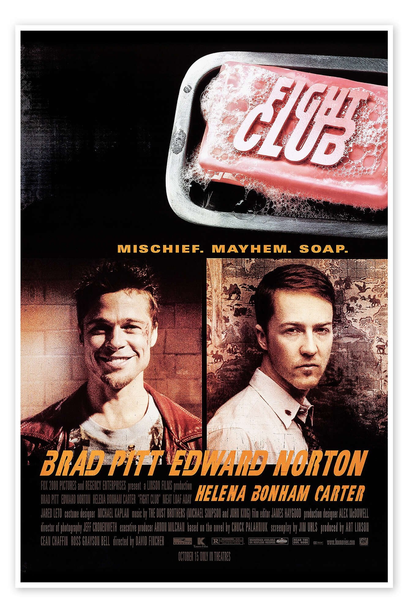 Fight Club: An Iconic Vintage 90s Movie Poster Wall Art