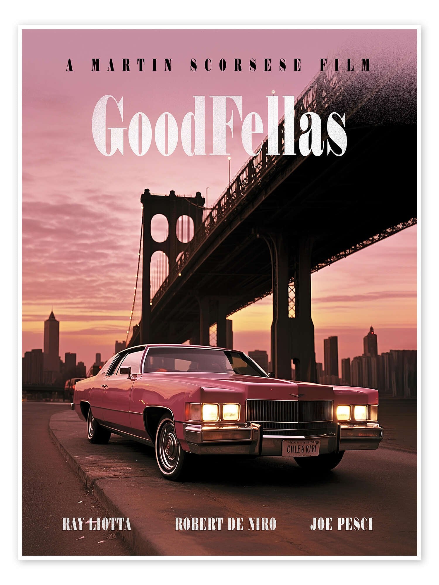 Goodfellas: An Iconic Minimalist Martin Scorsese Movie Poster