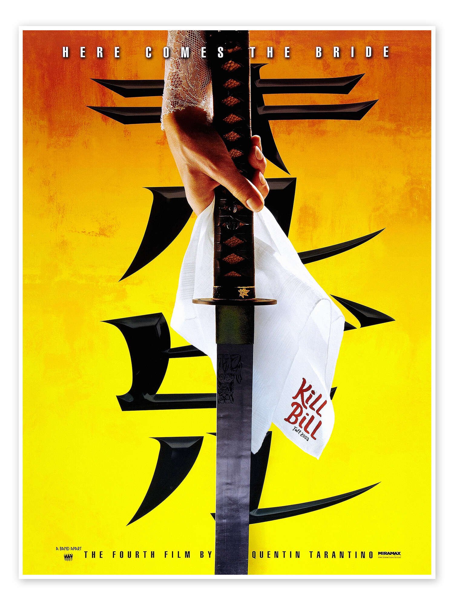 A Roaring Rampage: A Vintage Kill Bill Movie Wall Art