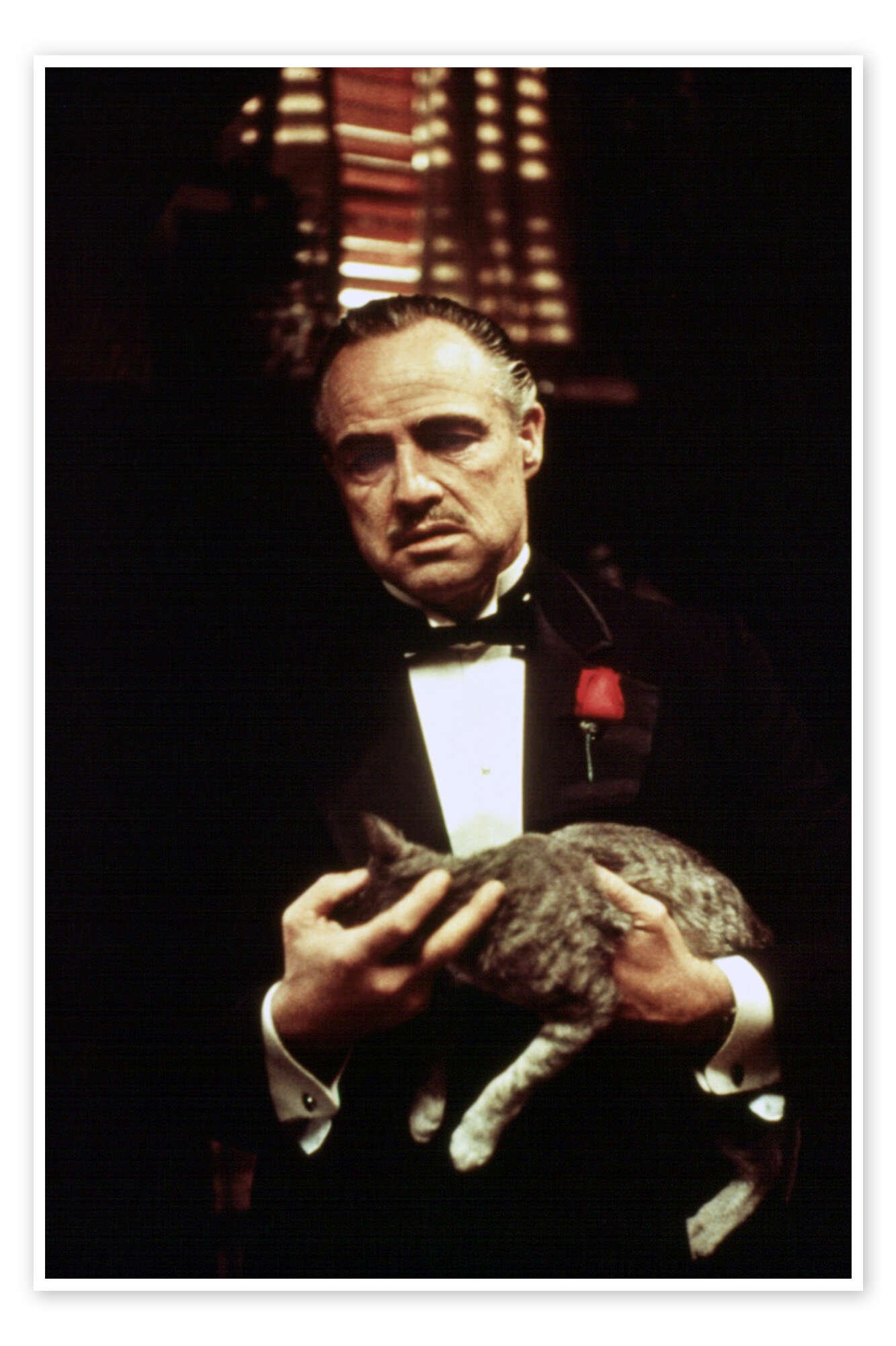 The Hand of Power: A Vintage Godfather Movie Wall Art Portrait