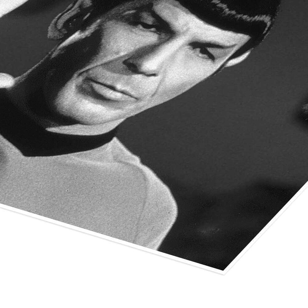 The Vulcan Salute: A Vintage Star Trek Movie Wall Art Portrait