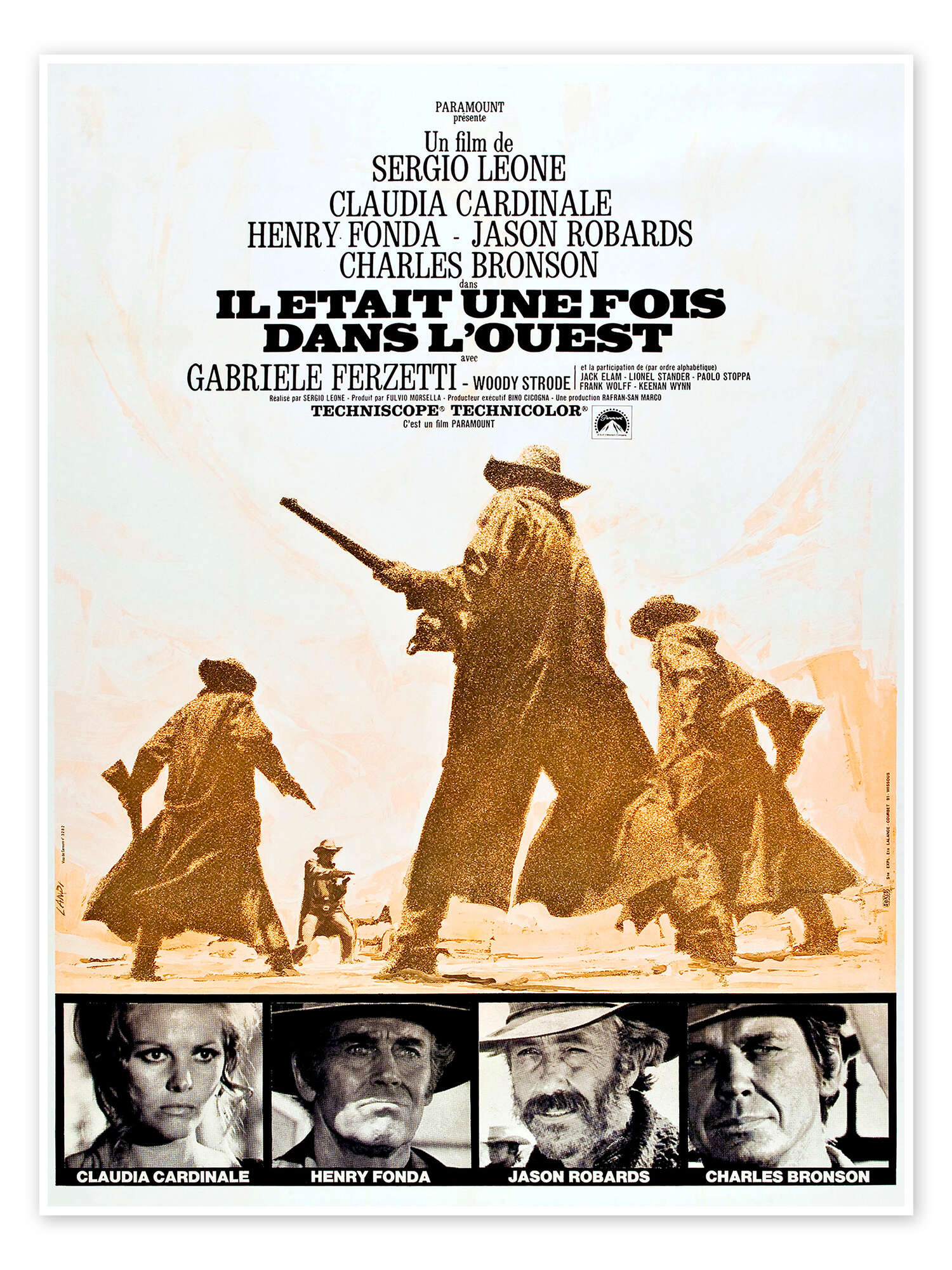 The Western Legend: Vintage Movie Theater Room Decor Canvas Art