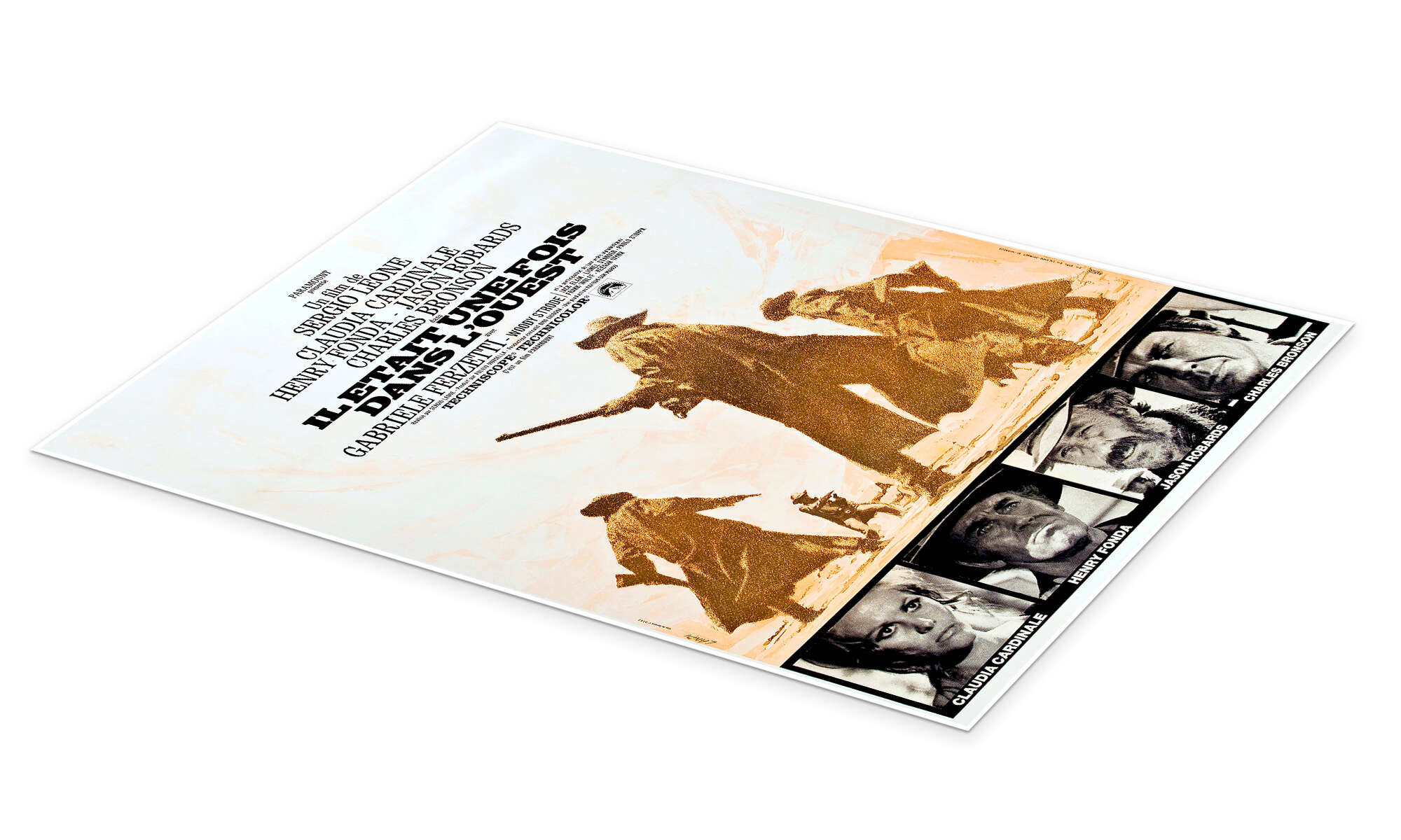 The Western Legend: Vintage Movie Theater Room Decor Canvas Art