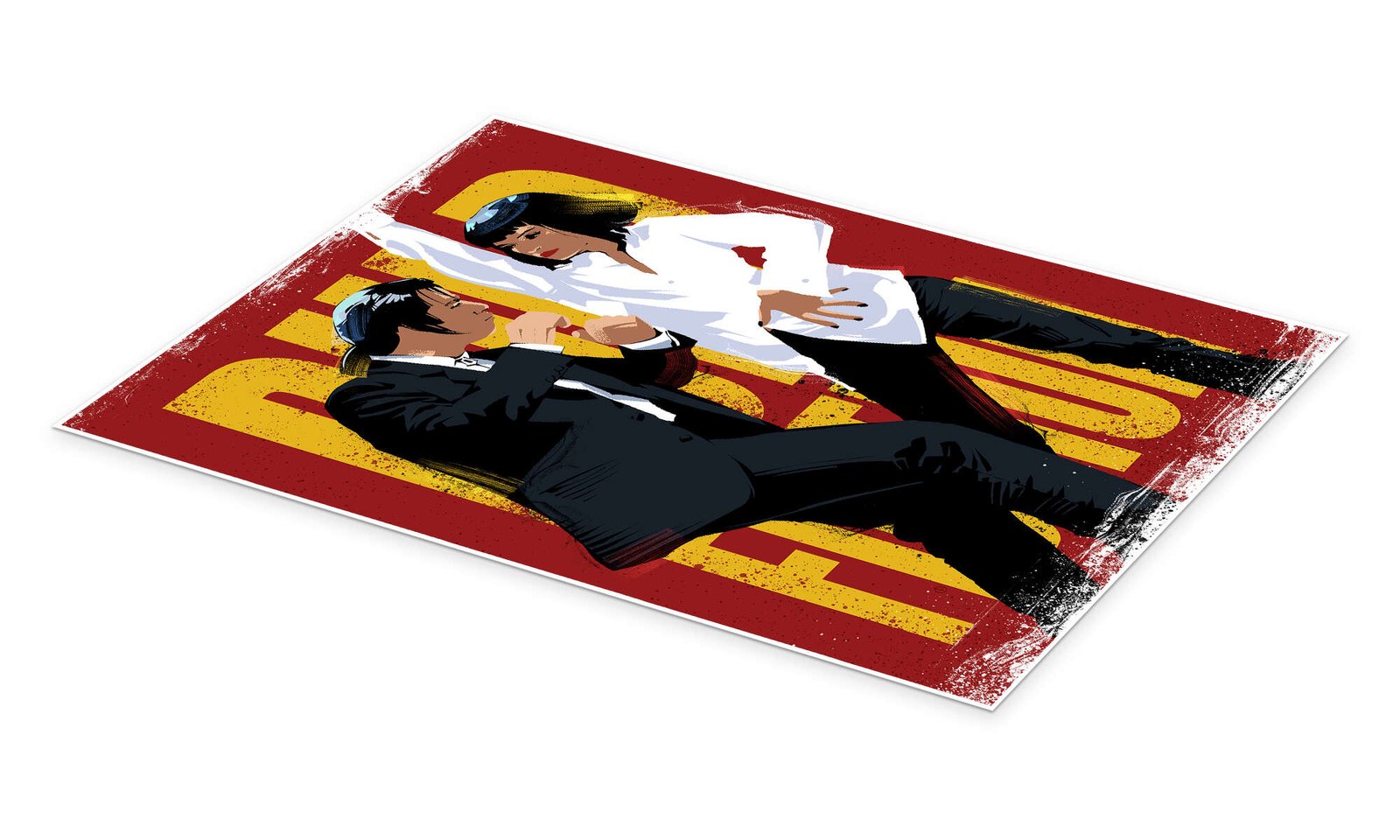 The Twist Contest: A Pop Art Pulp Fiction Movie Wall Art