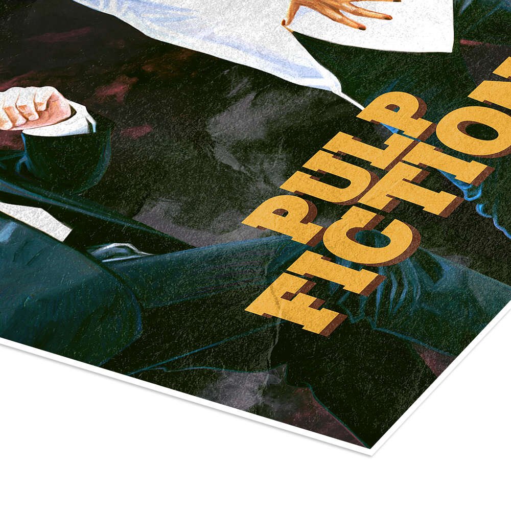 Pulp Fiction Movie Poster - You Never Can Tell Dance Art