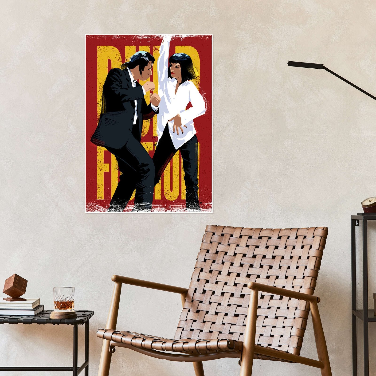 The Twist Contest: A Pop Art Pulp Fiction Movie Wall Art