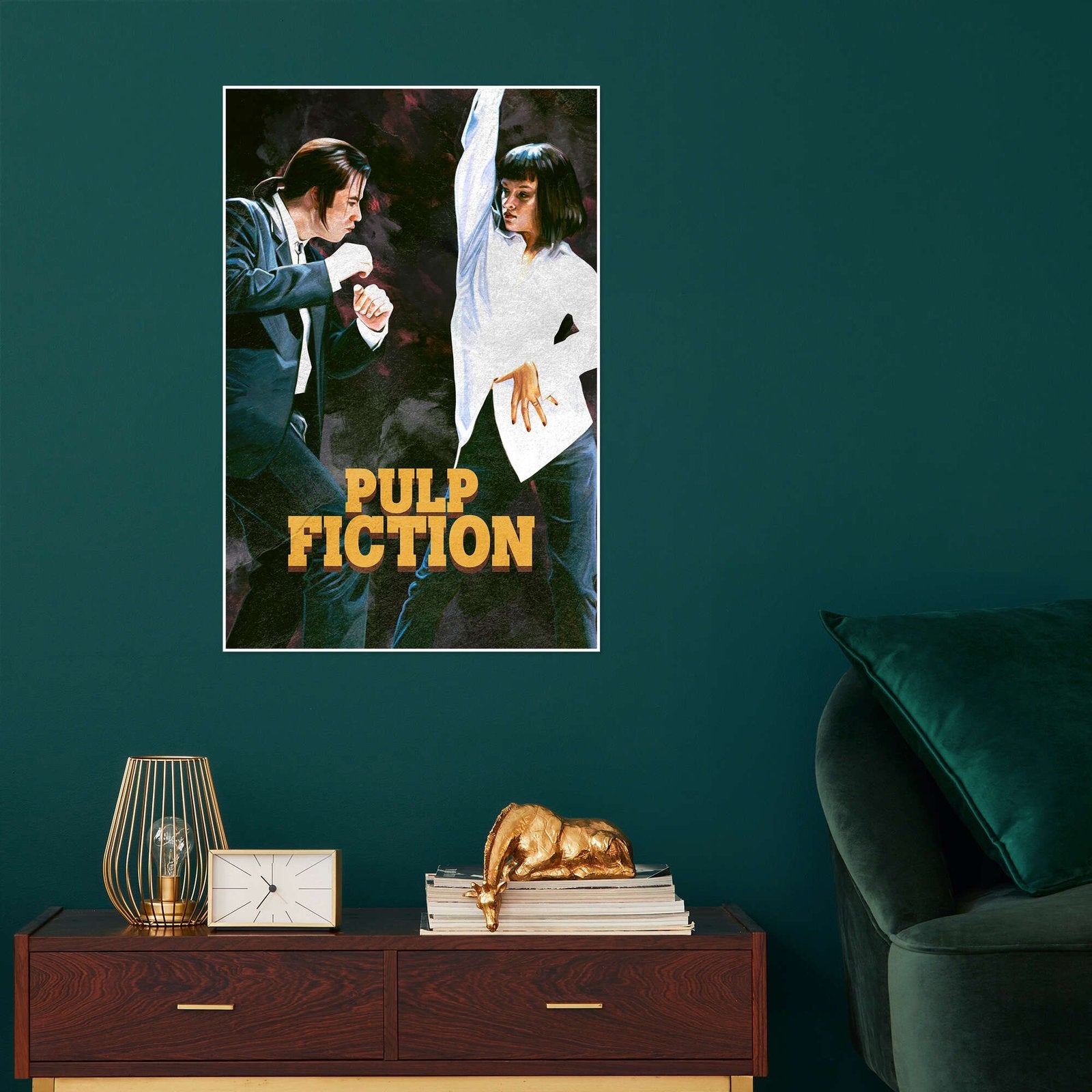 Pulp Fiction Movie Poster - You Never Can Tell Dance Art
