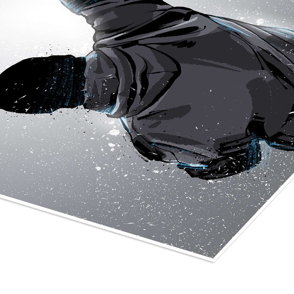 It Ain't Over: A Minimalist Rocky Balboa Movie Wall Art