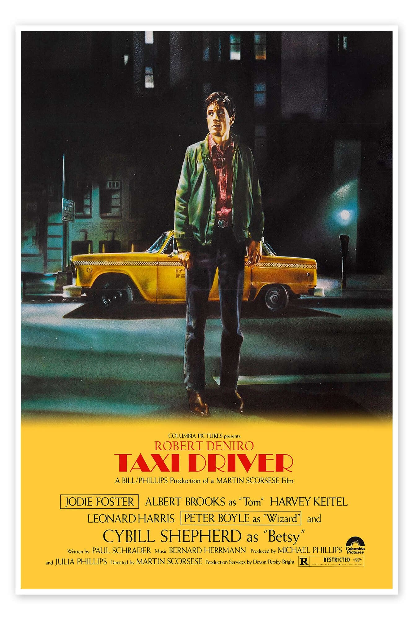 God's Lonely Man: A Vintage Taxi Driver Movie Wall Art