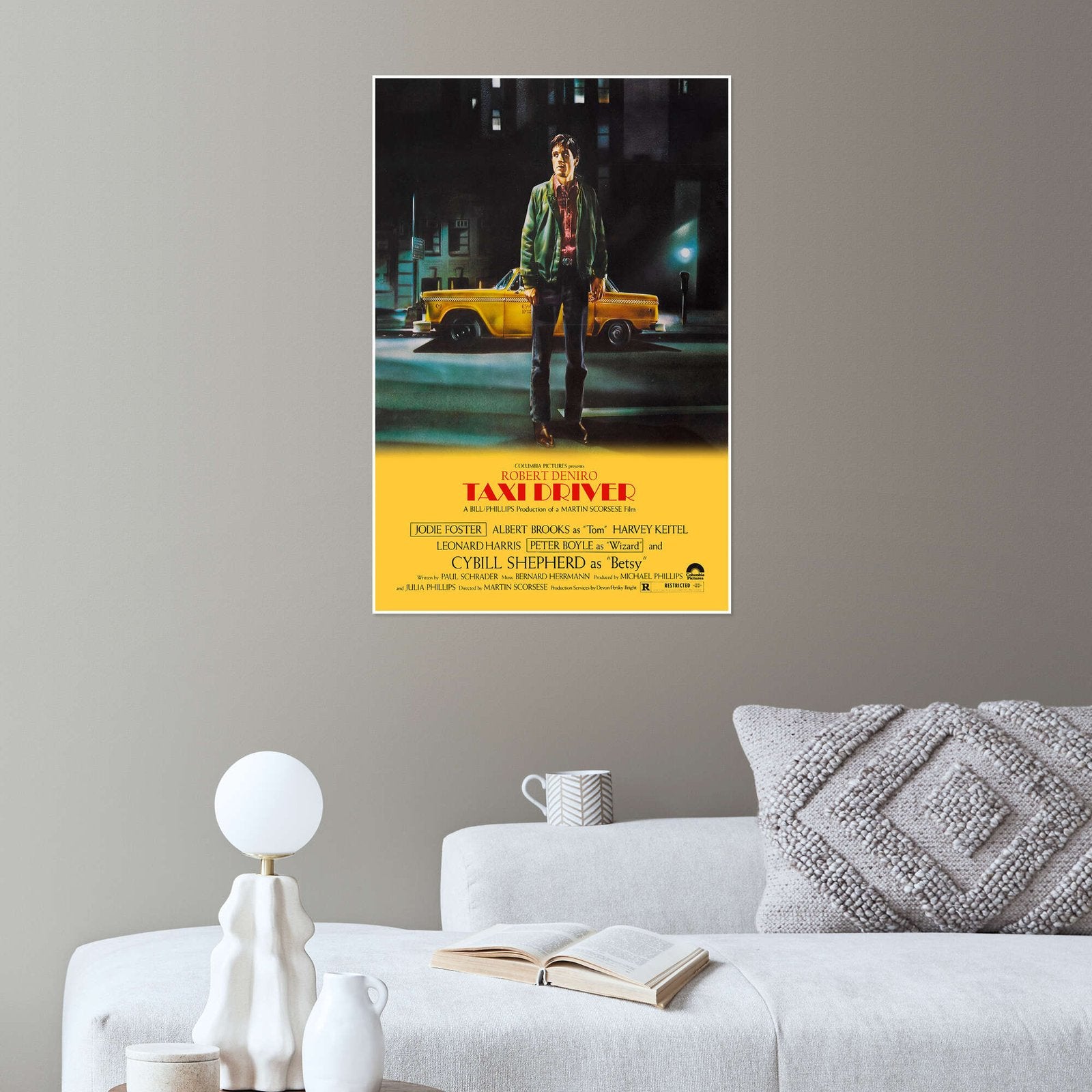 God's Lonely Man: A Vintage Taxi Driver Movie Wall Art