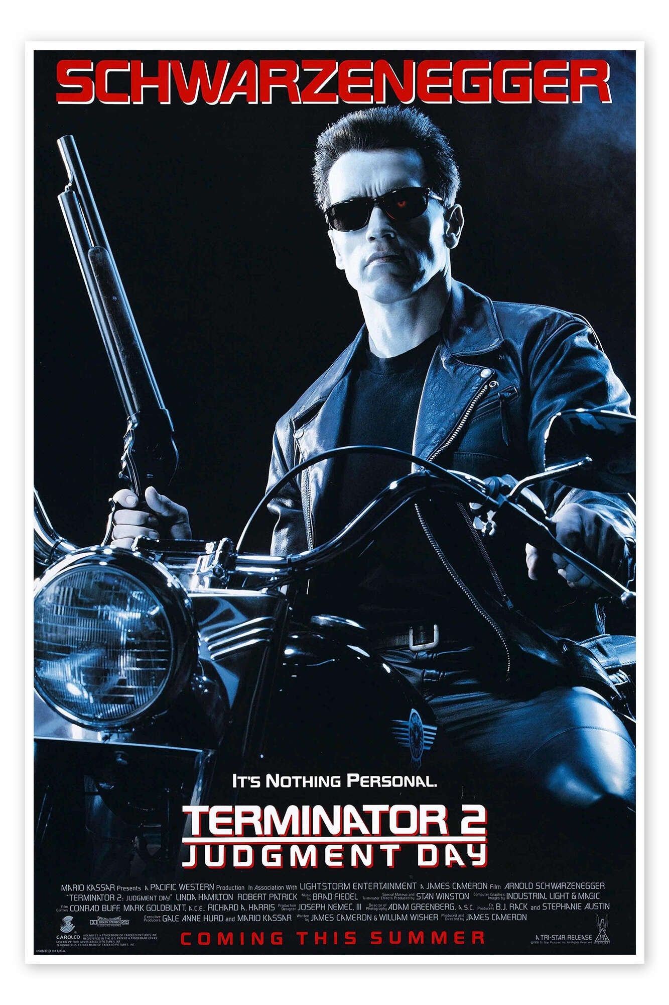 Terminator 2: Judgment Day - An Iconic Vintage Sci-Fi Movie Poster