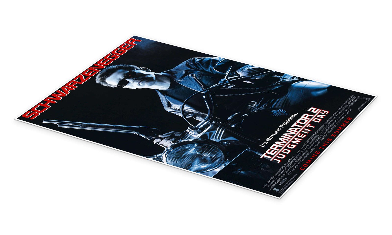 Terminator 2: Judgment Day - An Iconic Vintage Sci-Fi Movie Poster