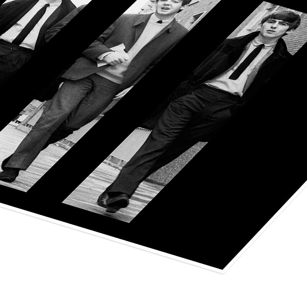 The Beatles Poster - The Fab Four Vintage Music Art