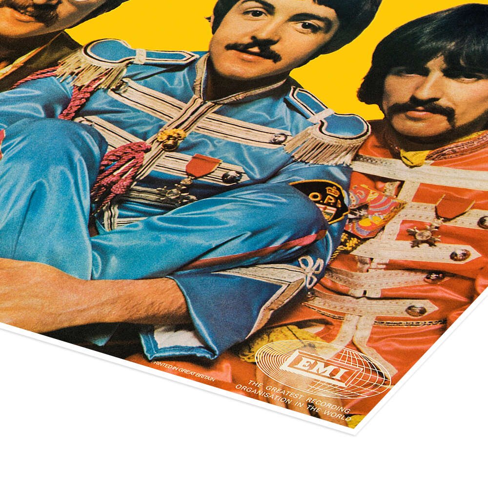 The Beatles Poster - Sgt. Pepper's Vintage Music Art