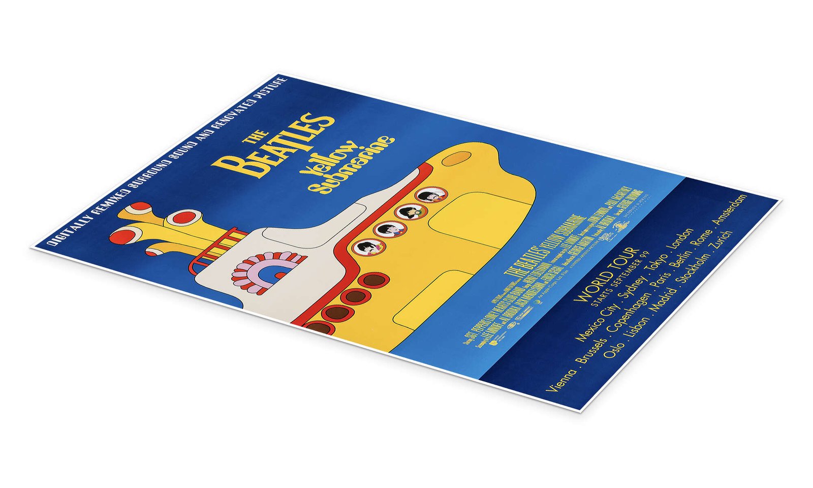 A Voyage to Pepperland: A Vintage Beatles Yellow Submarine Wall Art