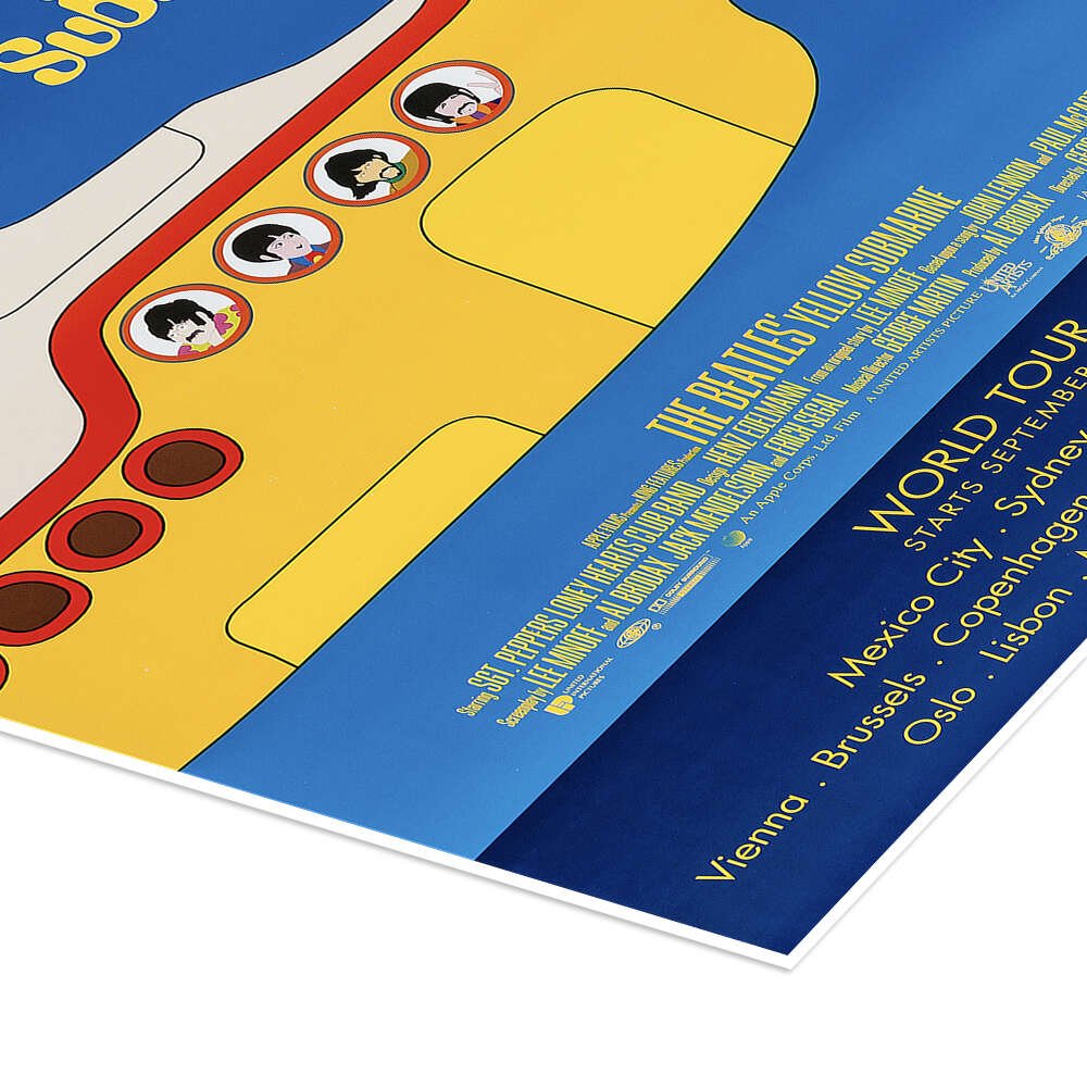 A Voyage to Pepperland: A Vintage Beatles Yellow Submarine Wall Art