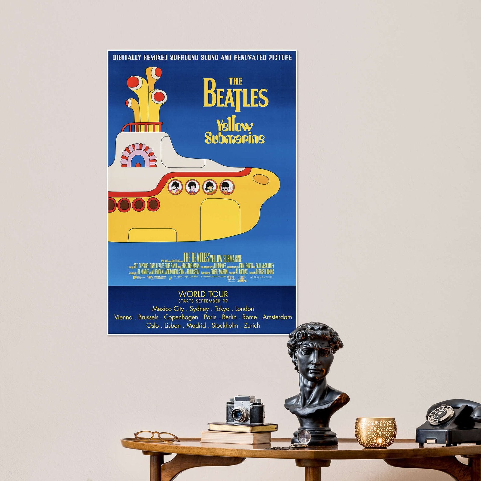 A Voyage to Pepperland: A Vintage Beatles Yellow Submarine Wall Art