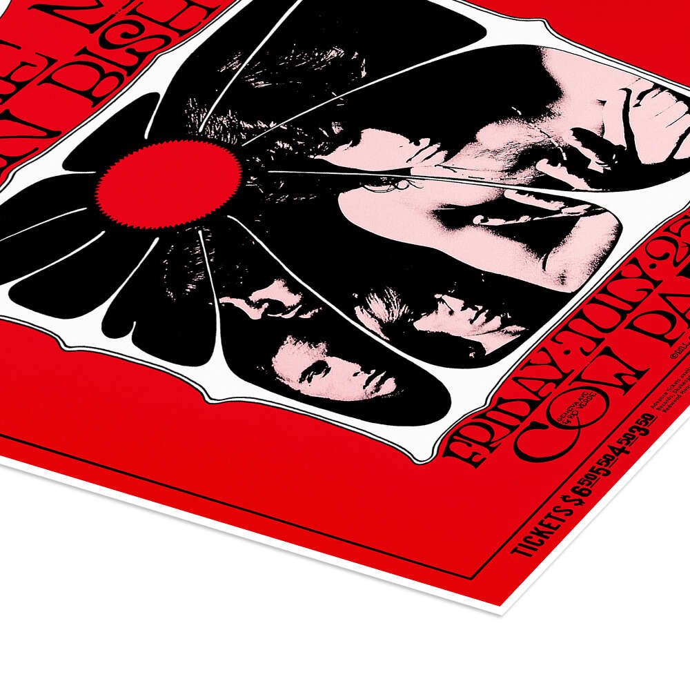 The Doors Live at Cow Palace: An Iconic Vintage Rock Music Poster