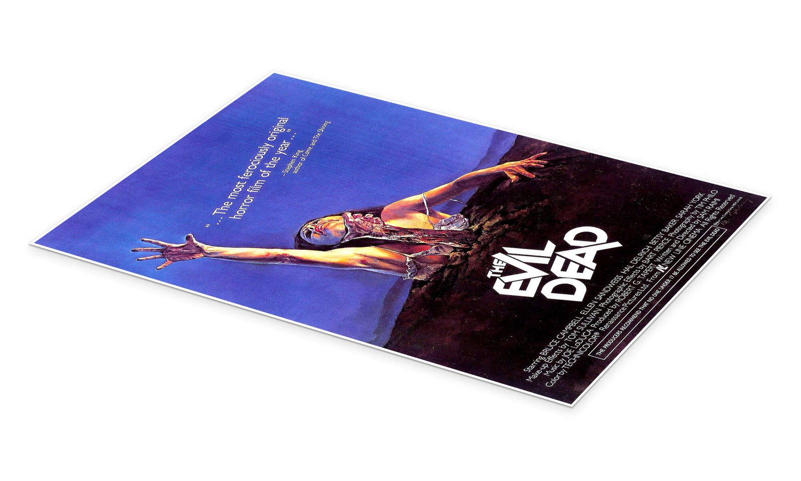 Join Us: An Iconic Vintage Evil Dead Horror Movie Poster Wall Art