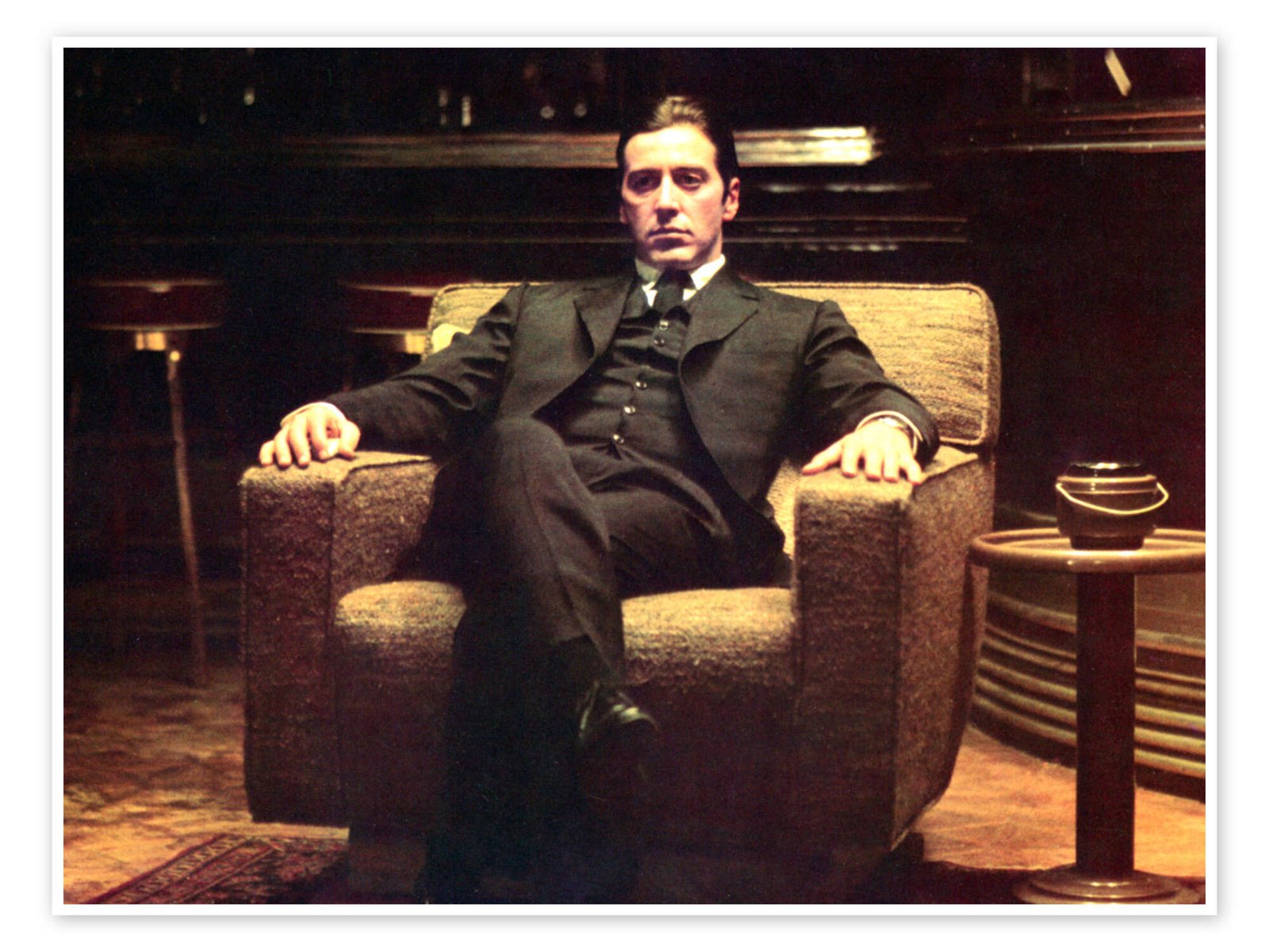 The New Don: An Iconic Vintage Godfather Movie Wall Art Print