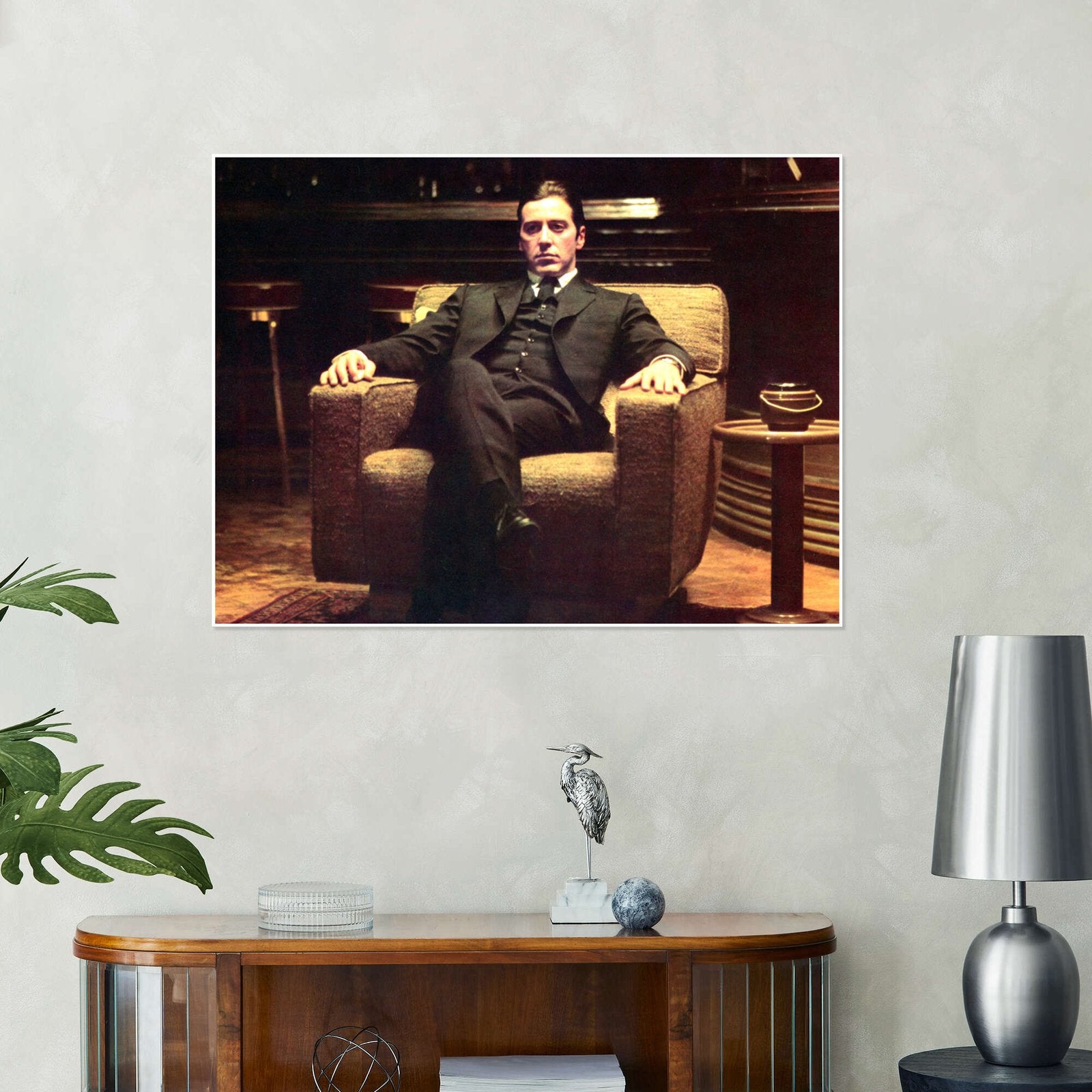 The New Don: An Iconic Vintage Godfather Movie Wall Art Print