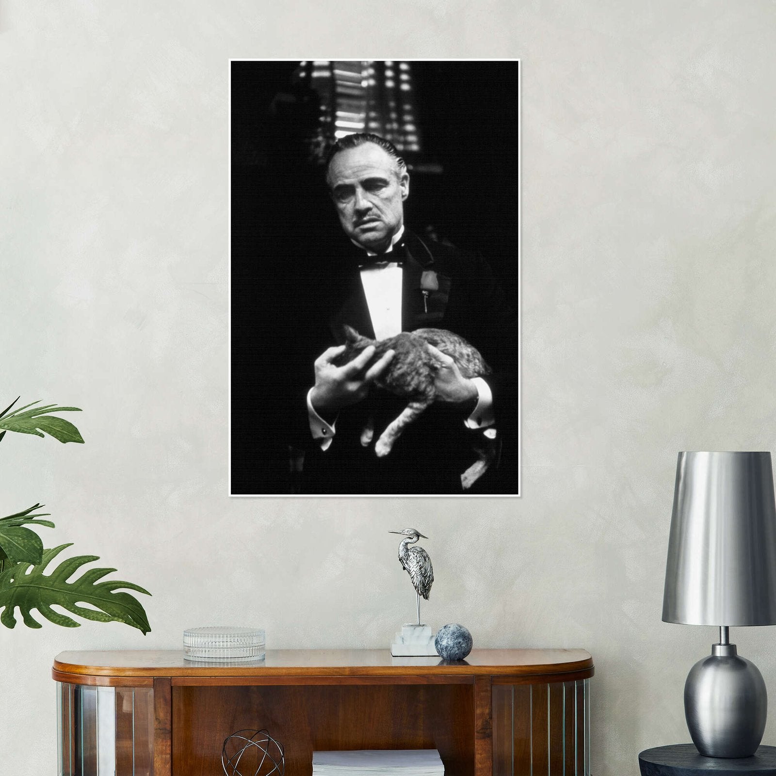 The Godfather: An Iconic Vintage Don Corleone Movie Wall Art Print