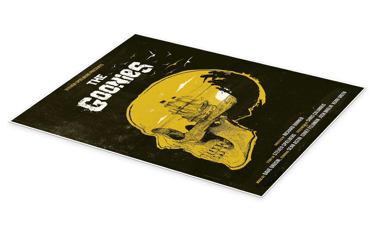 The Goonies Never Say Die: An Iconic Vintage Adventure Movie Poster