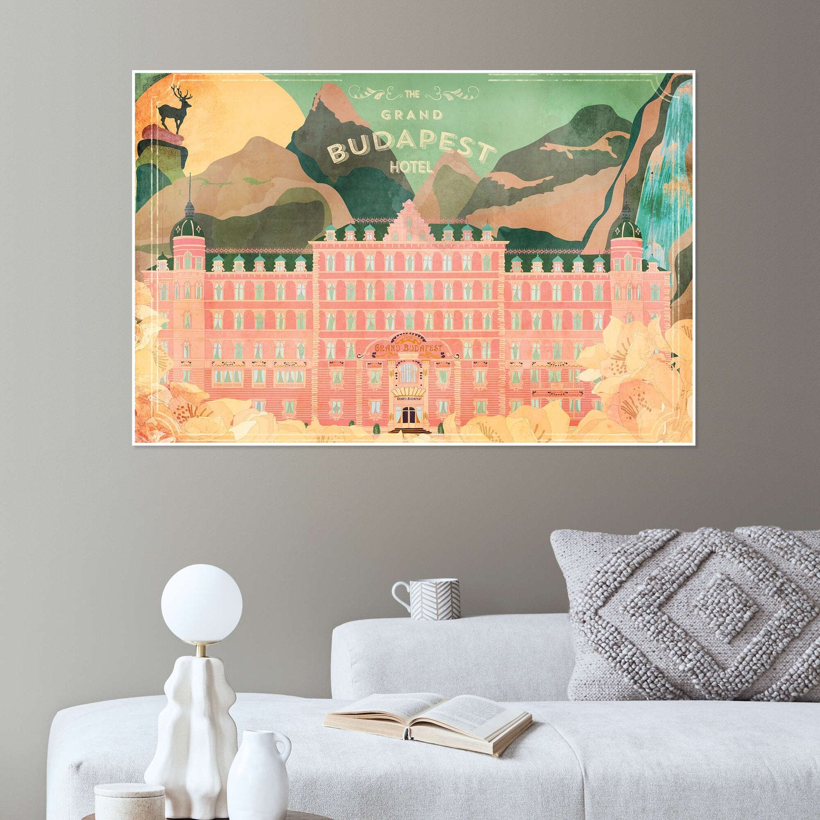 Grand Budapest Hotel Poster - Zubrowka's Jewel Wes Anderson Art