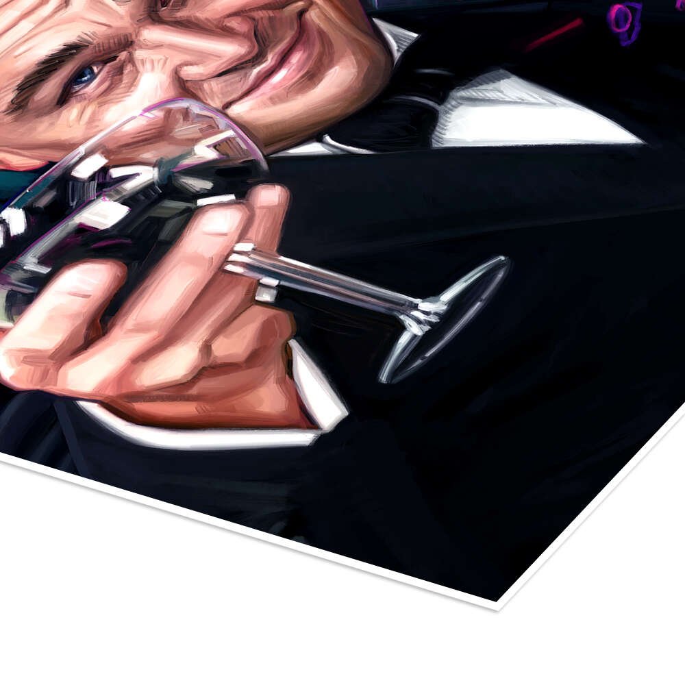 The Gatsby Toast: An Iconic Leonardo DiCaprio Pop Art Movie Wall Art