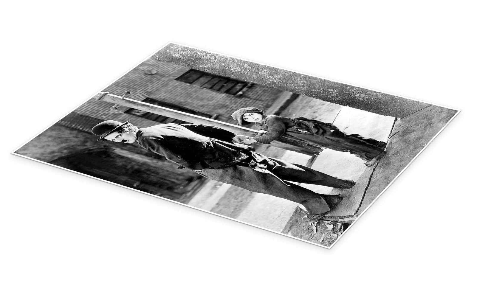 The Kid: An Iconic Vintage Charlie Chaplin Movie Wall Art Print