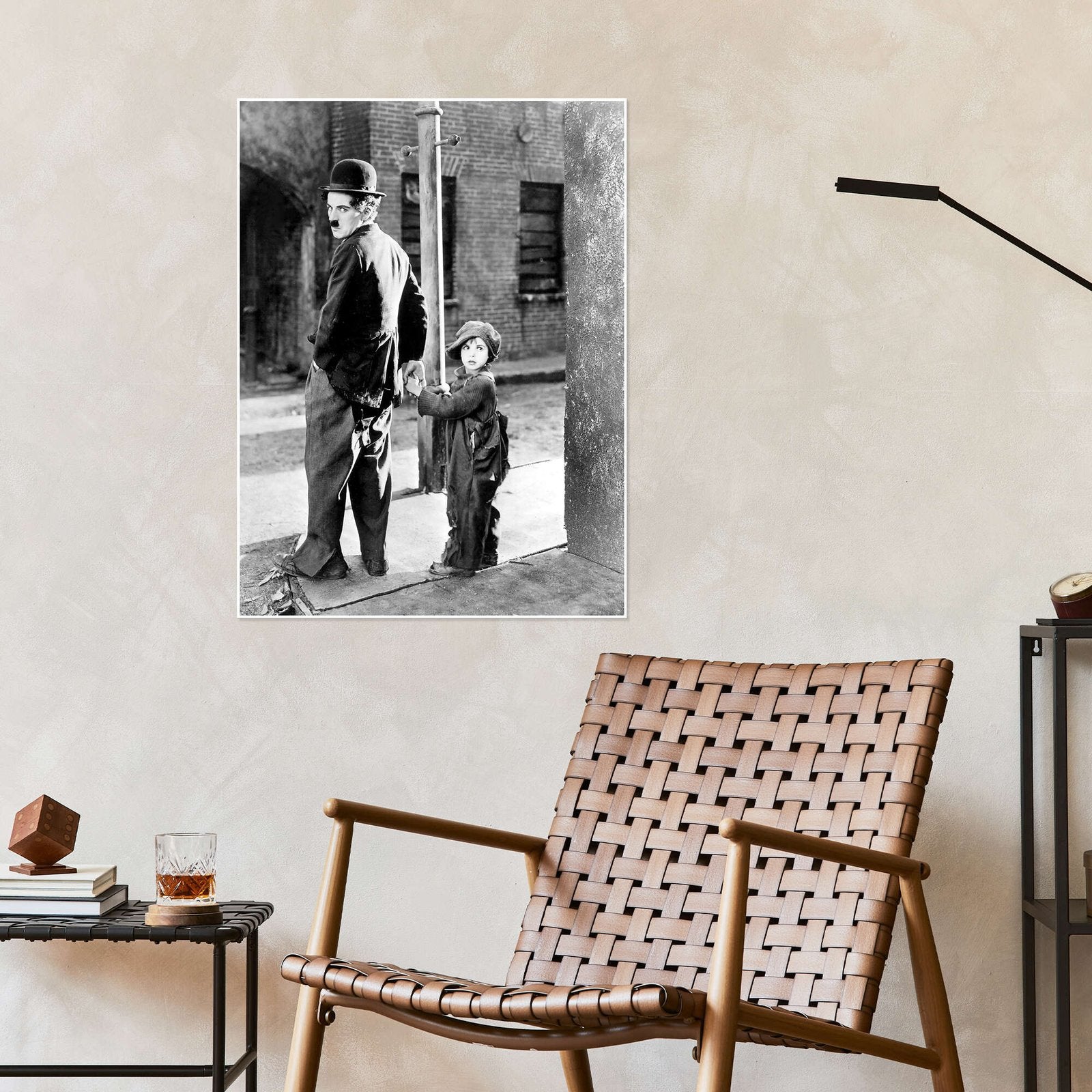 The Kid: An Iconic Vintage Charlie Chaplin Movie Wall Art Print