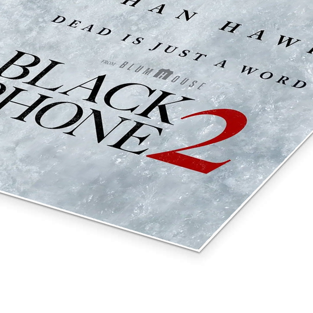 The Cold Call: A Minimalist Black Phone 2 Movie Wall Art