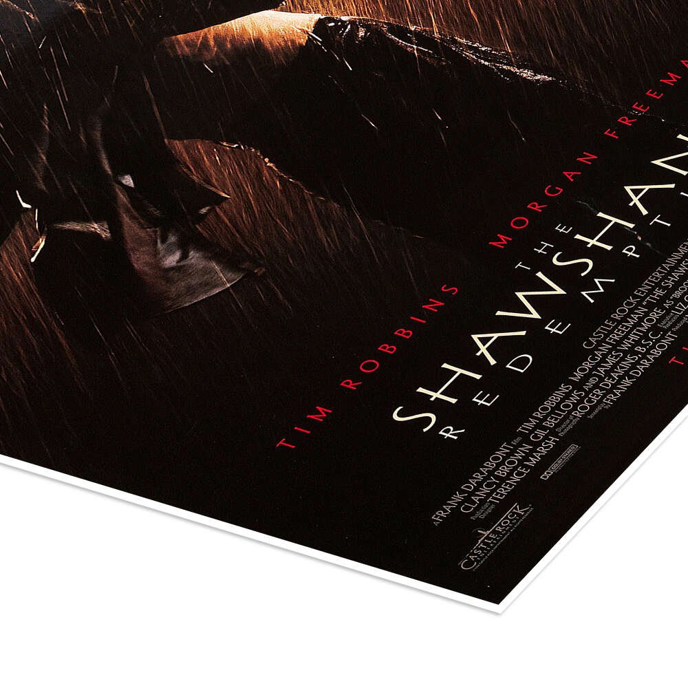 The Shawshank Redemption: An Iconic Vintage Movie Poster Wall Art